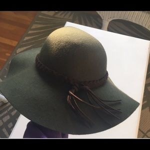 Anthropologie Wool Floppy Hat